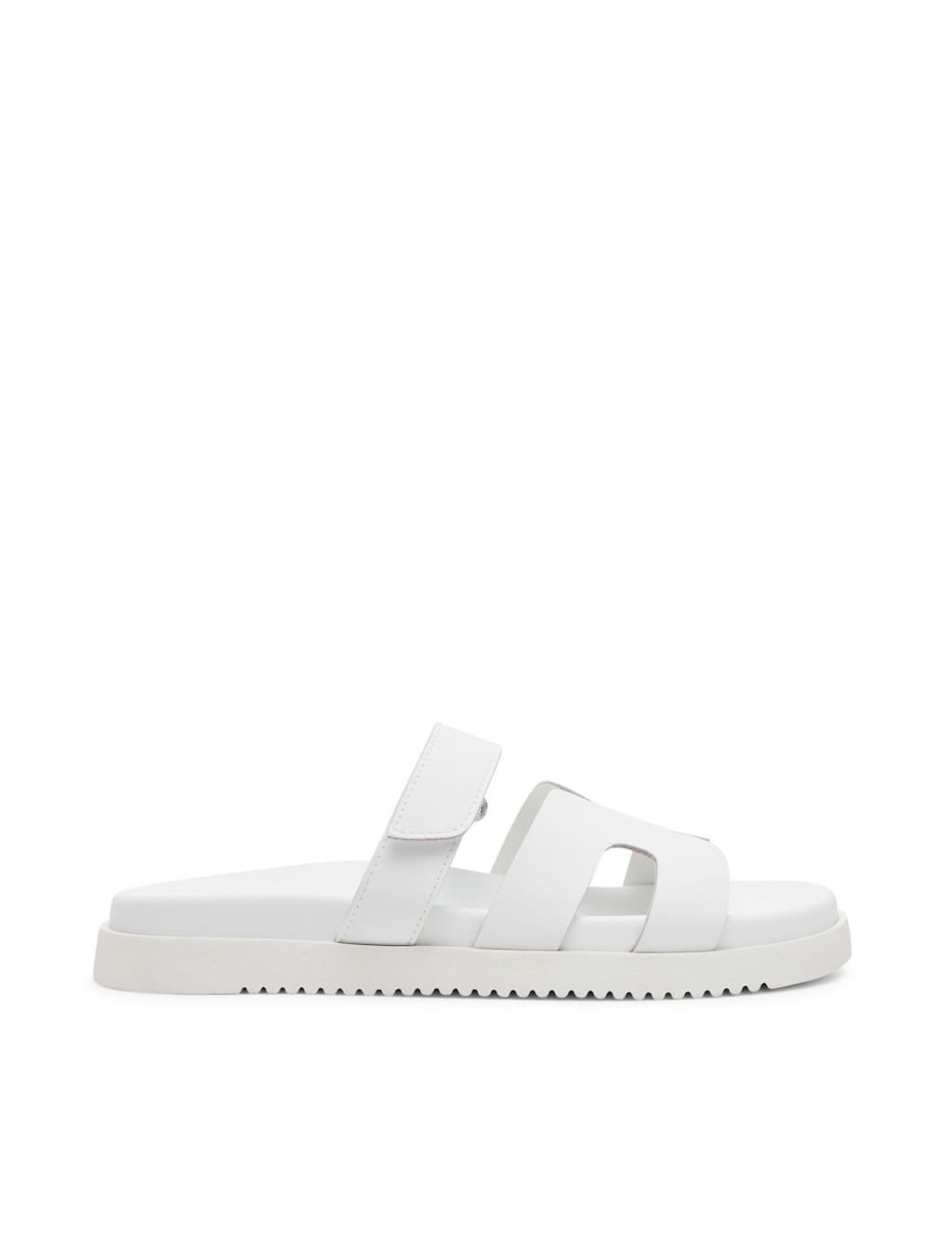 Steve Madden Women's Riptape Sliders - 4 - White - Available at M&S