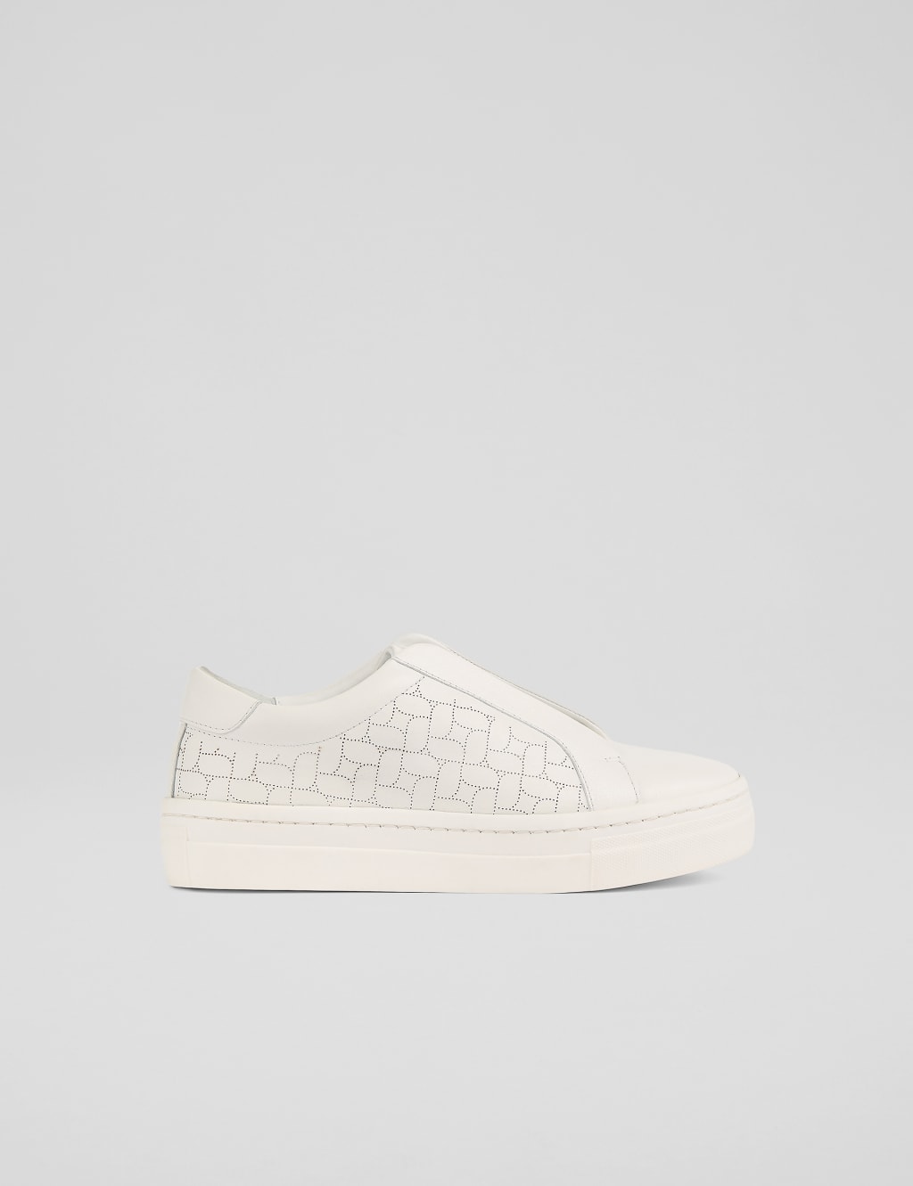 Leather Slip On Trainers