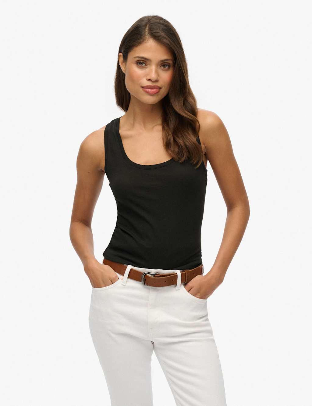 Pure Cotton Racerback Vest