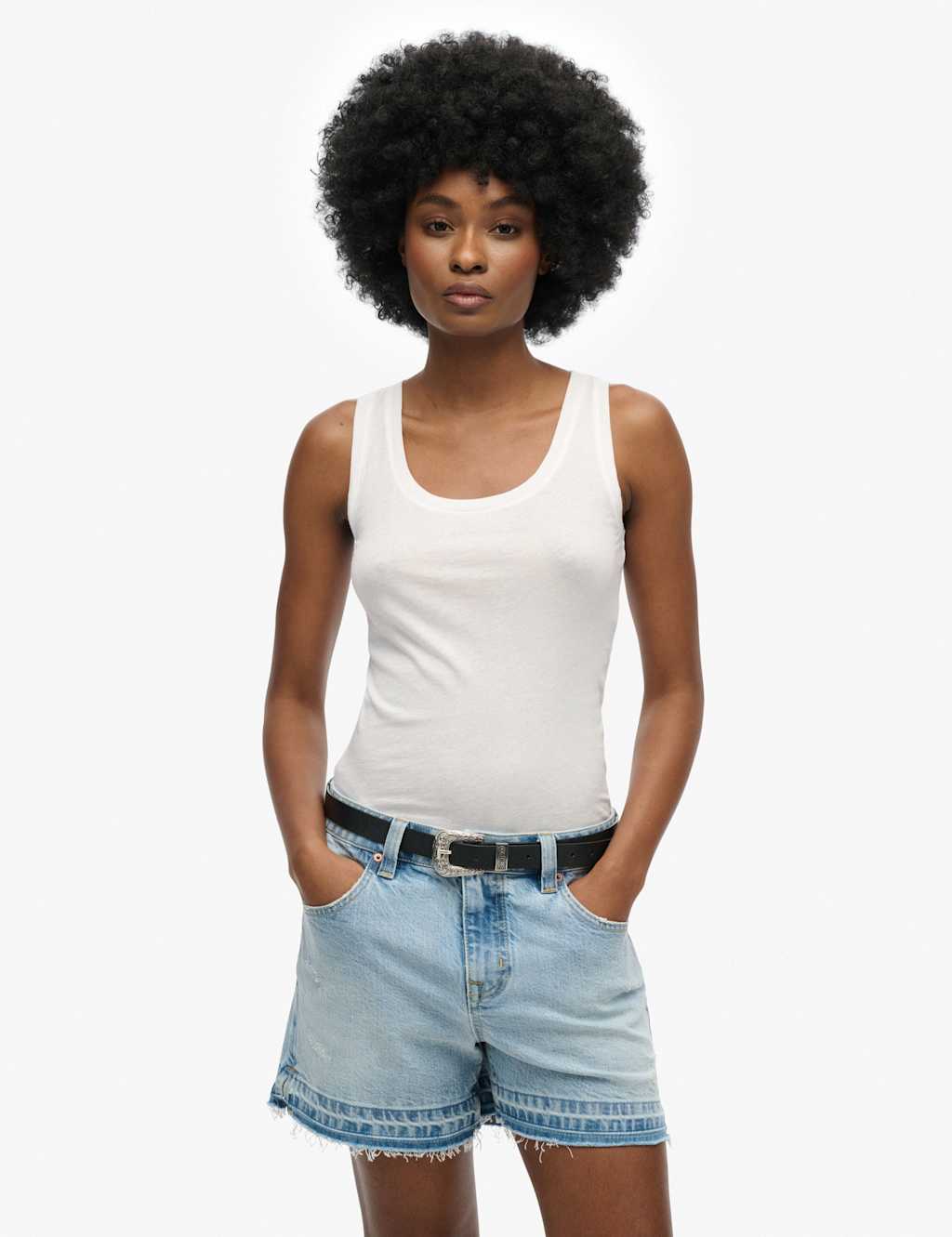 Pure Cotton Racerback Vest