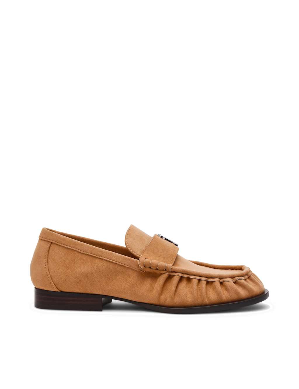 Steve Madden Women's Morgen Suede Slip On Loafers - 5 - Tan - Available at M&S