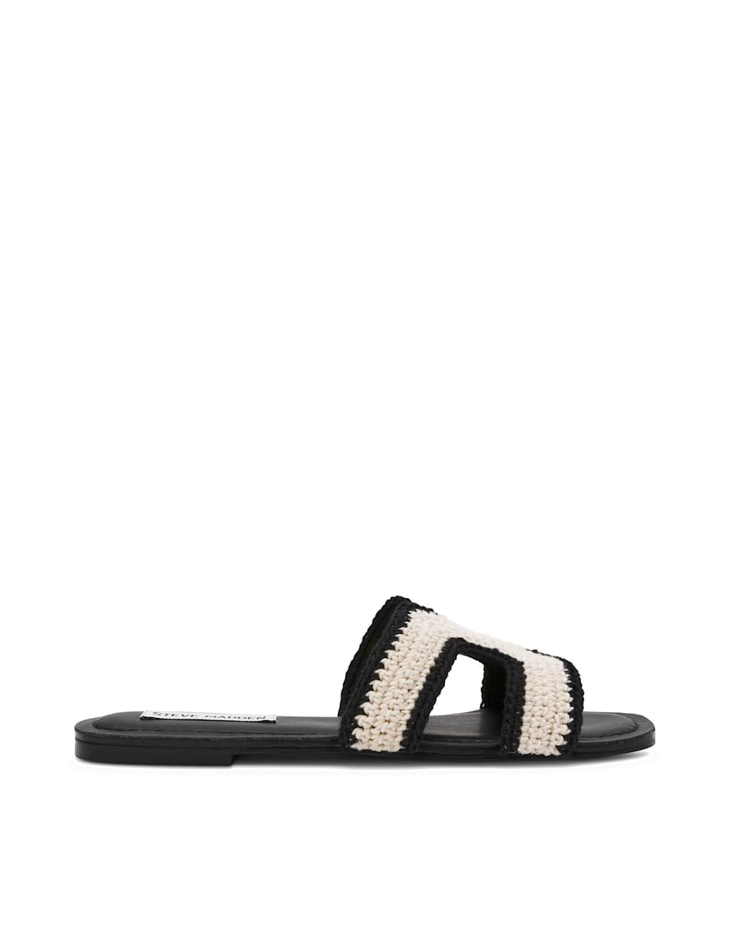 Steve Madden Women's Zarnia Flat Sliders - 4 - Black - Available at M&S