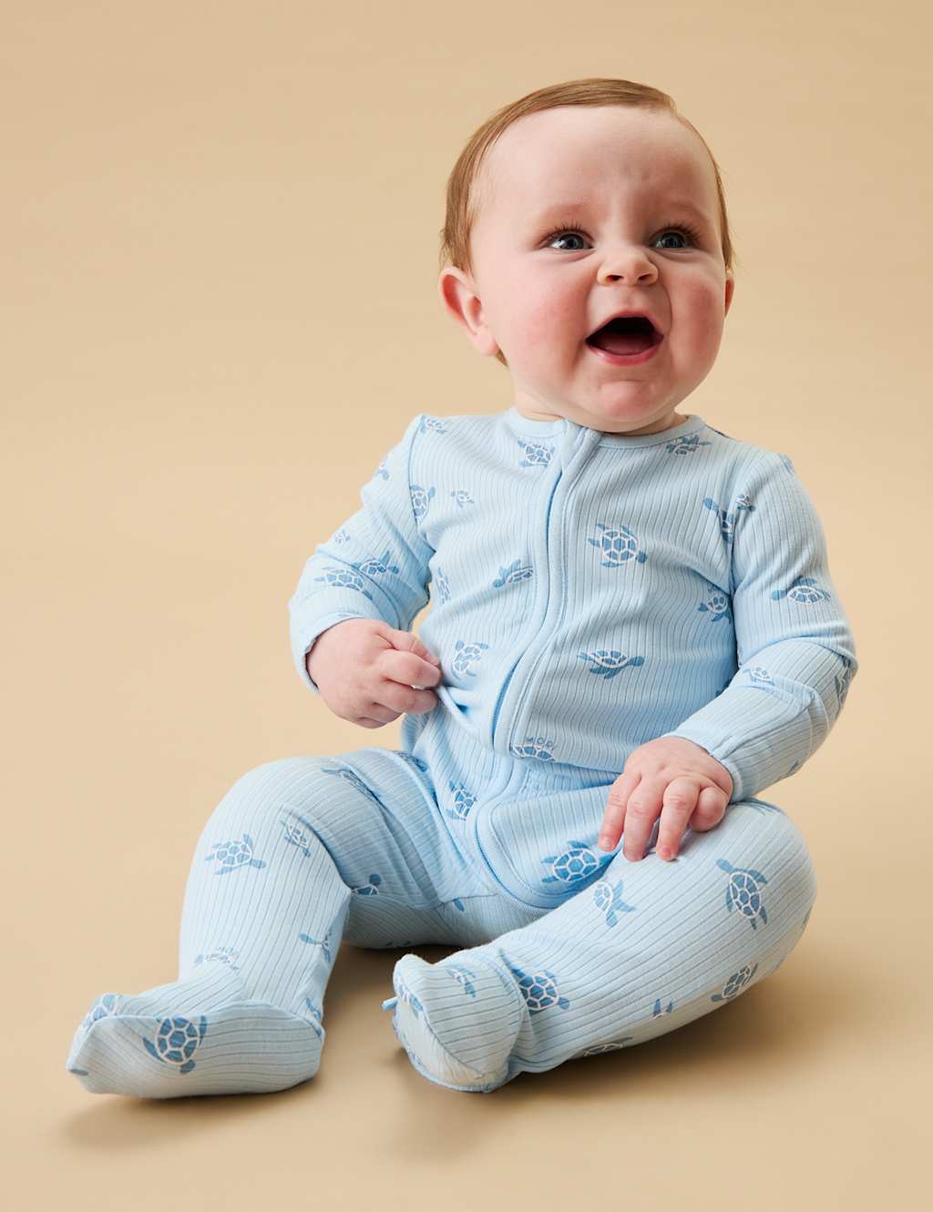 Turtle Sleepsuit (0-24 Mths)