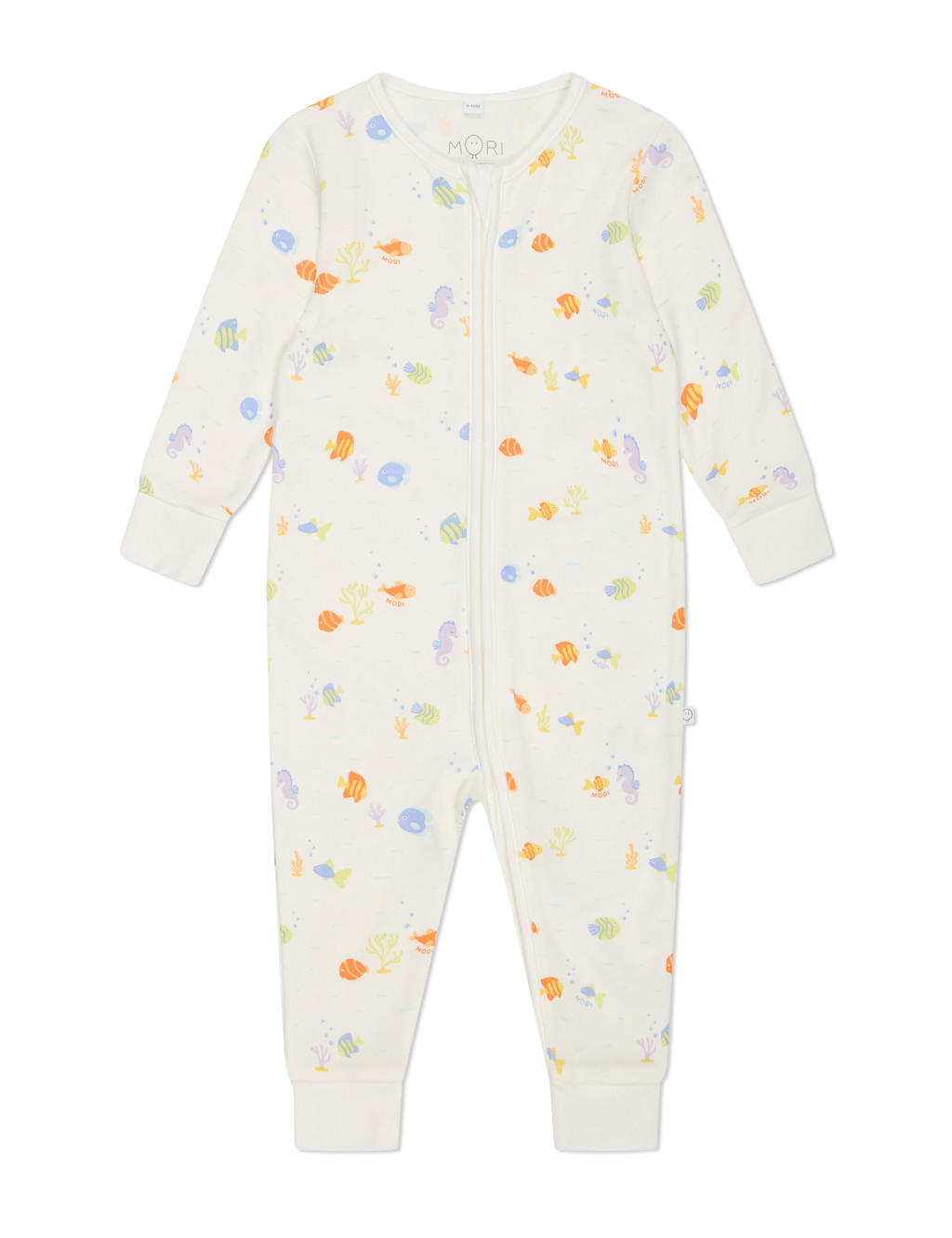 Cotton Blend Fish Sleepsuit (0-24 Mths)