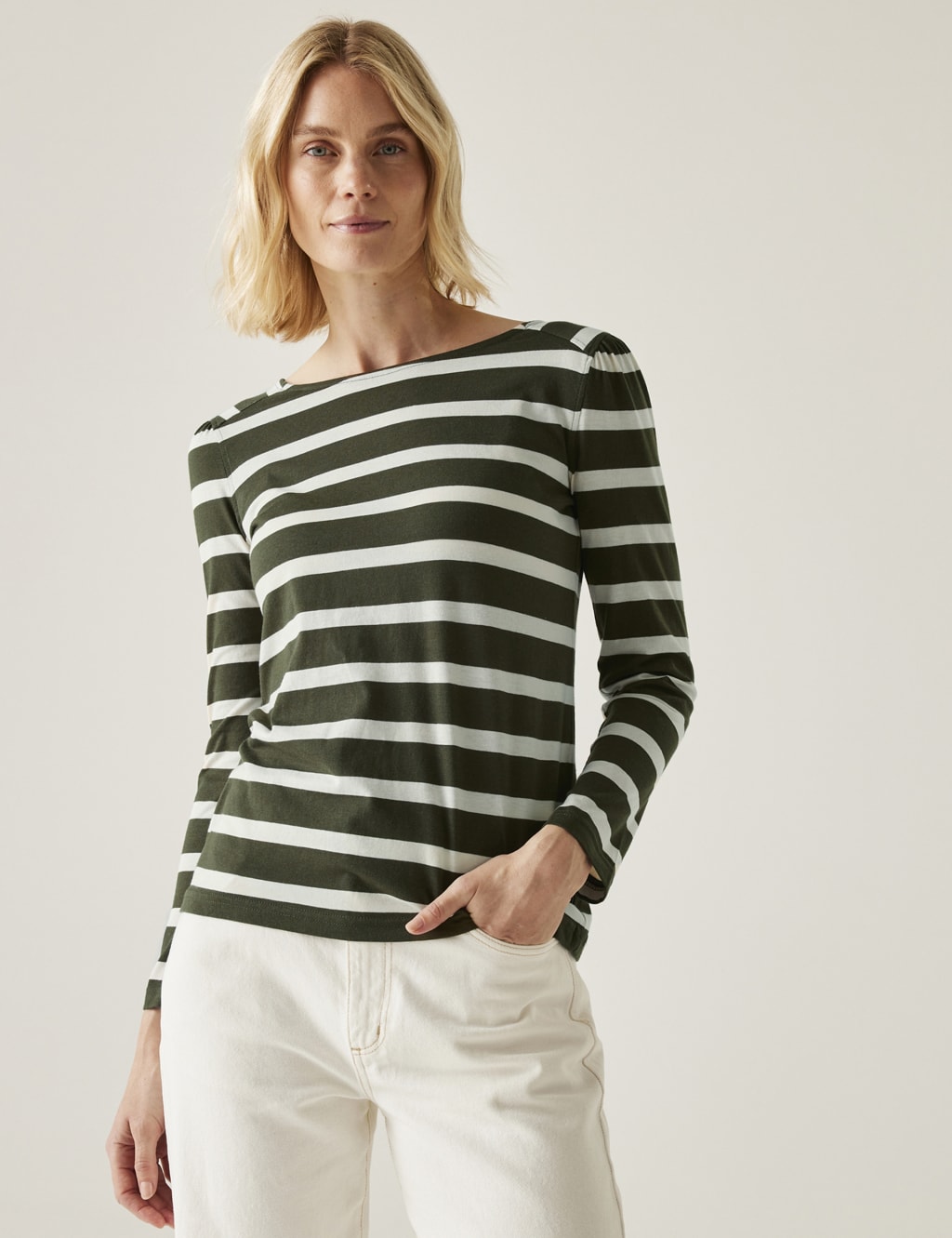 Federica Pure Cotton Striped Top