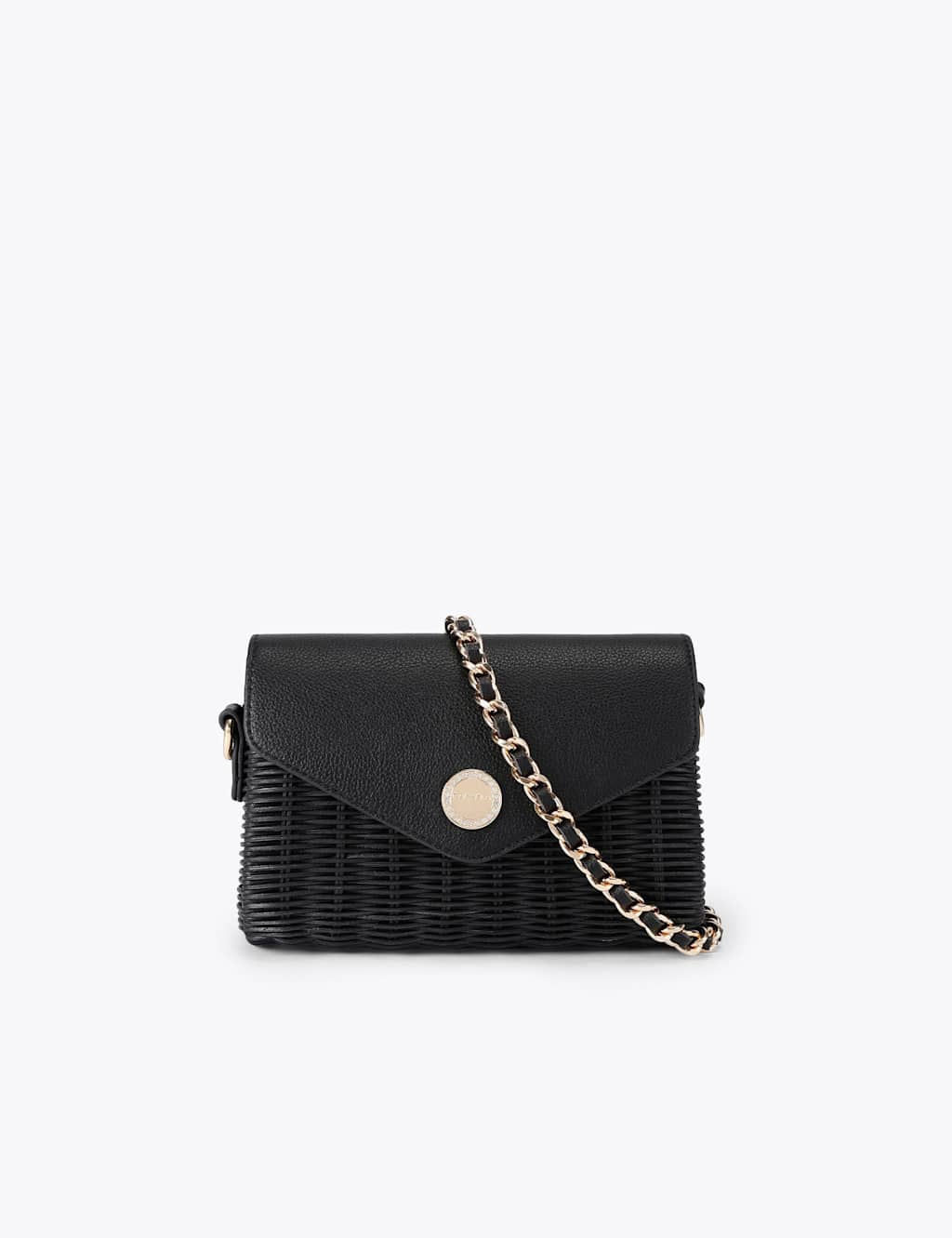 Carvela Women's Woven Mini Cross Body Bag - Black - Available at M&S