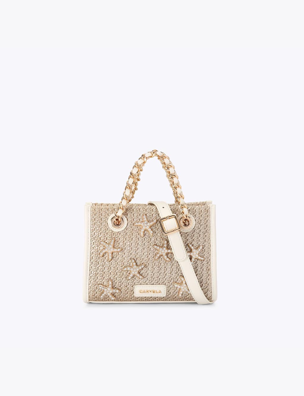 Carvela Women's Metallic Top Handle Tote Bag - Silver - Available at M&S