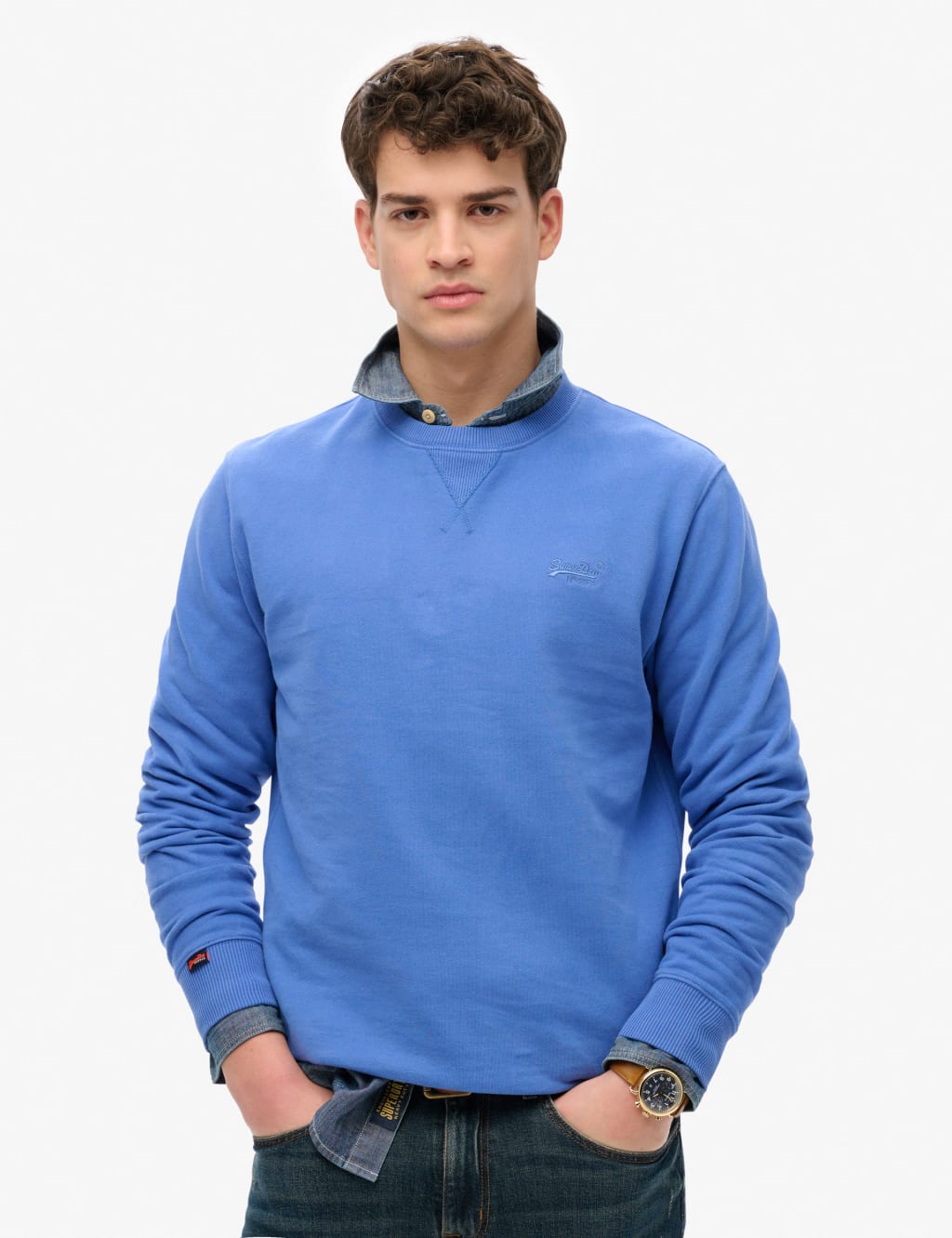 Cotton Rich Essential Logo Sweatshirt