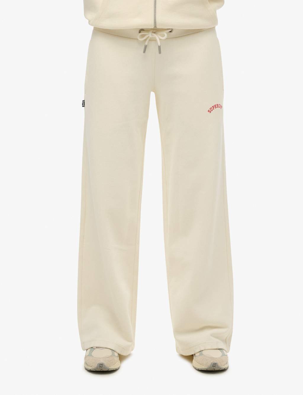 Pure Cotton Logo Wide Leg Joggers