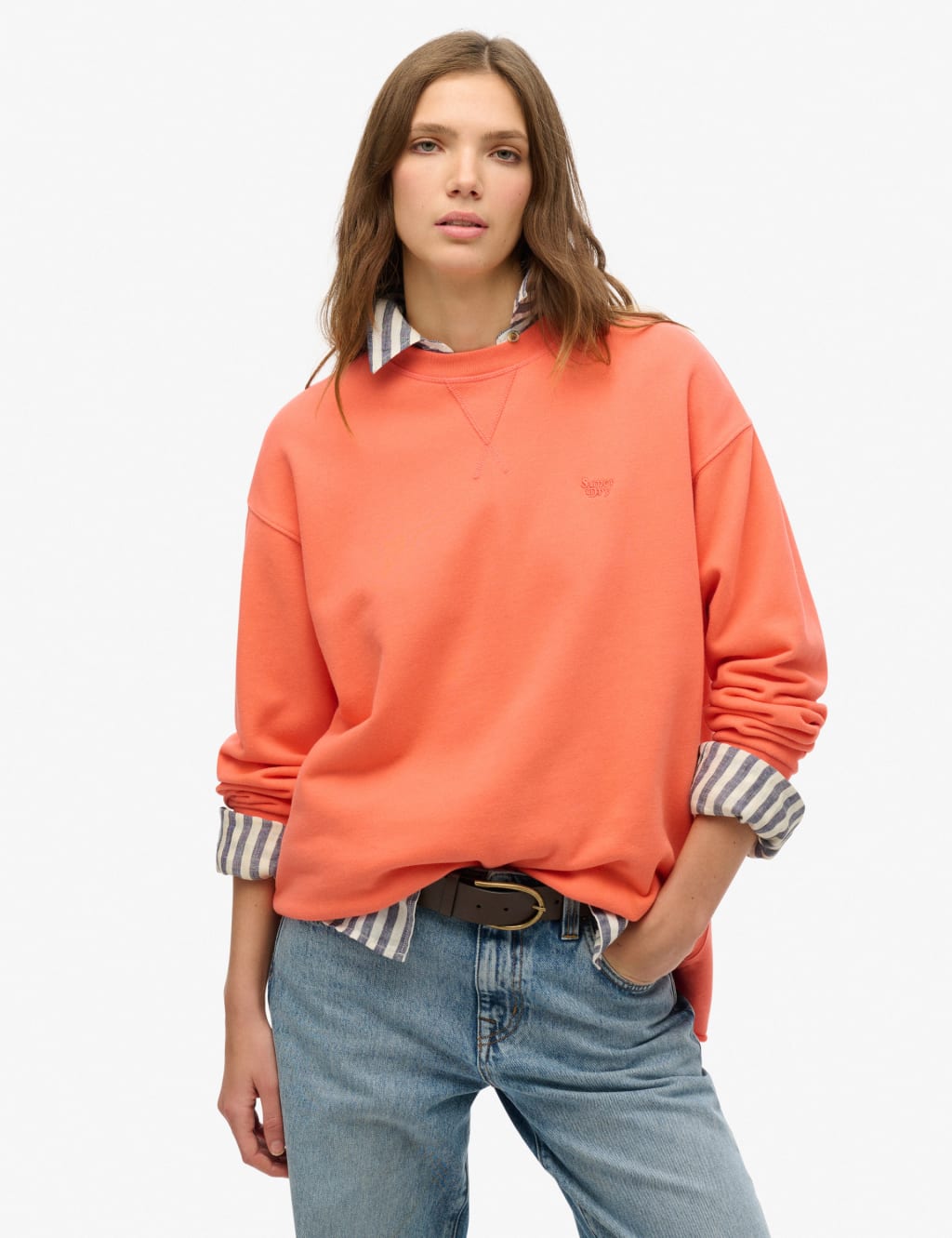 Cotton Rich Oversized Sweatshirt