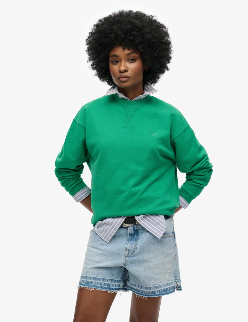 Cotton Rich Oversized Sweatshirt