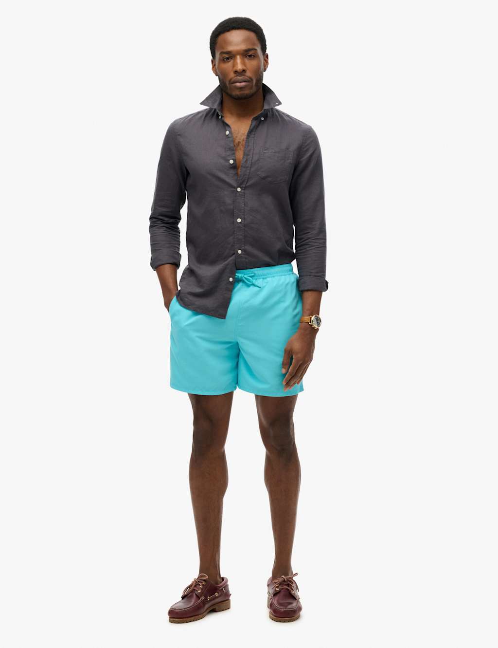 Pocketed Swim Shorts
