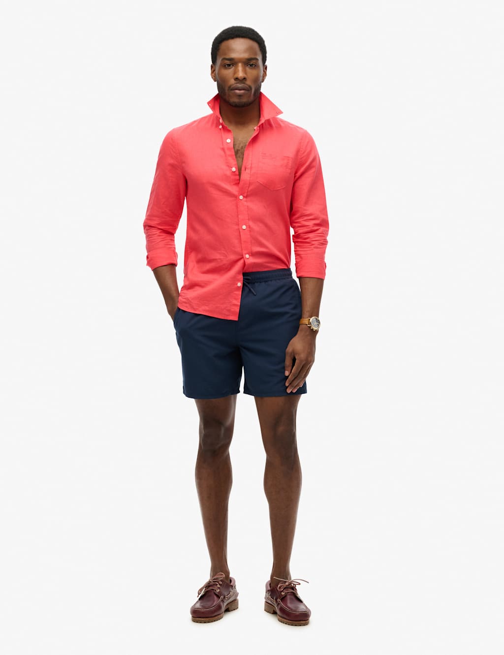 Superdry & Co Pocketed Swim Shorts Navy