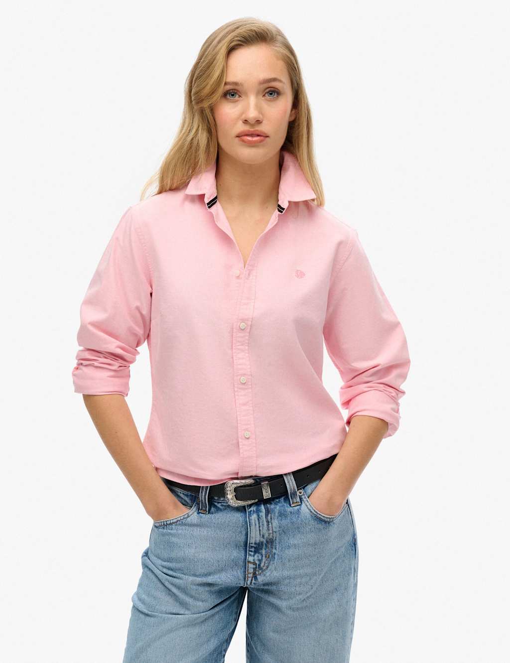 Superdry & Co Pure Cotton Oxford Shirt Pink