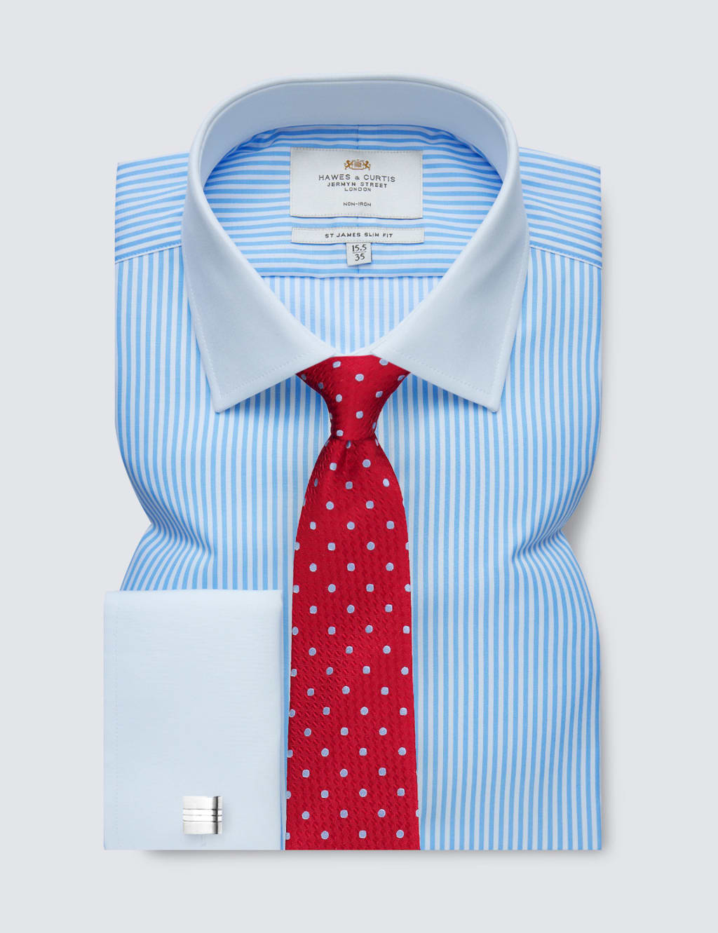 Slim Fit Easy Iron Pure Cotton Shirt
