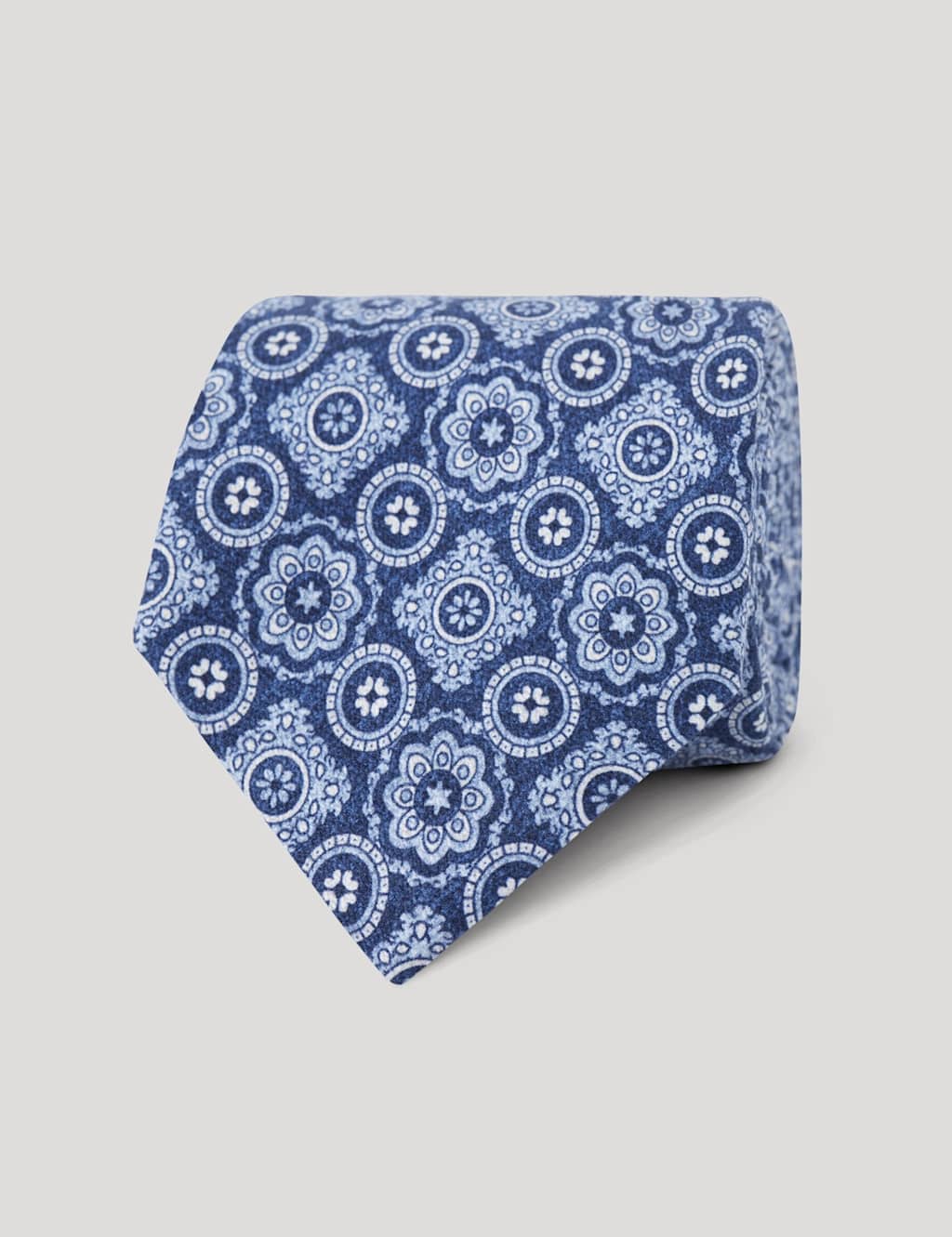 Medallion Pure Silk Tie