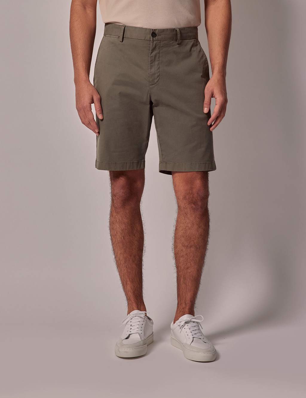 Regular Fit Cotton Rich Chino Shorts