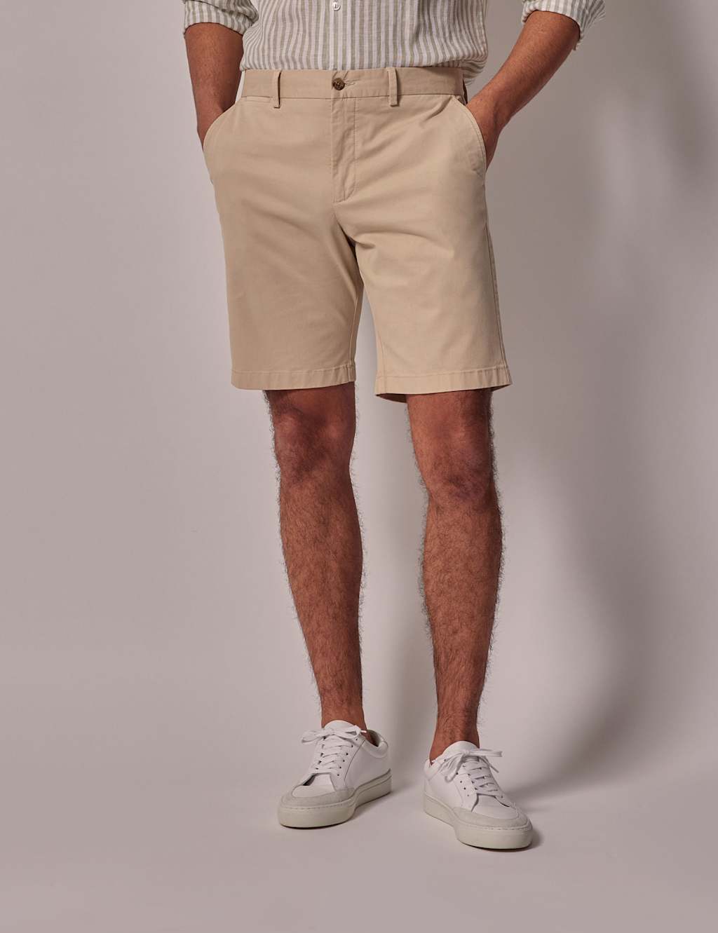 Regular Fit Cotton Rich Chino Shorts