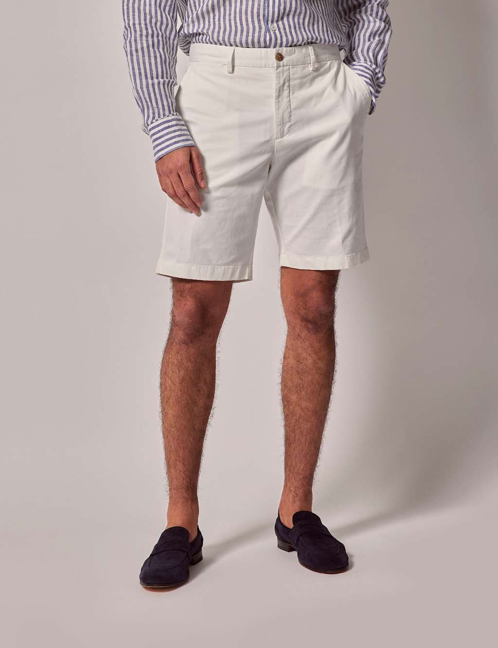 Regular Fit Cotton Rich Chino Shorts