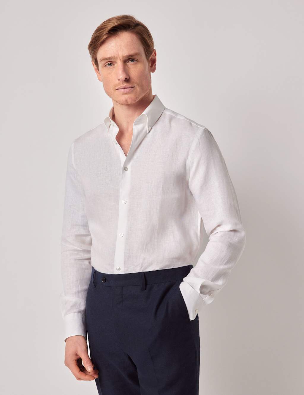 Slim Fit Pure Linen Shirt