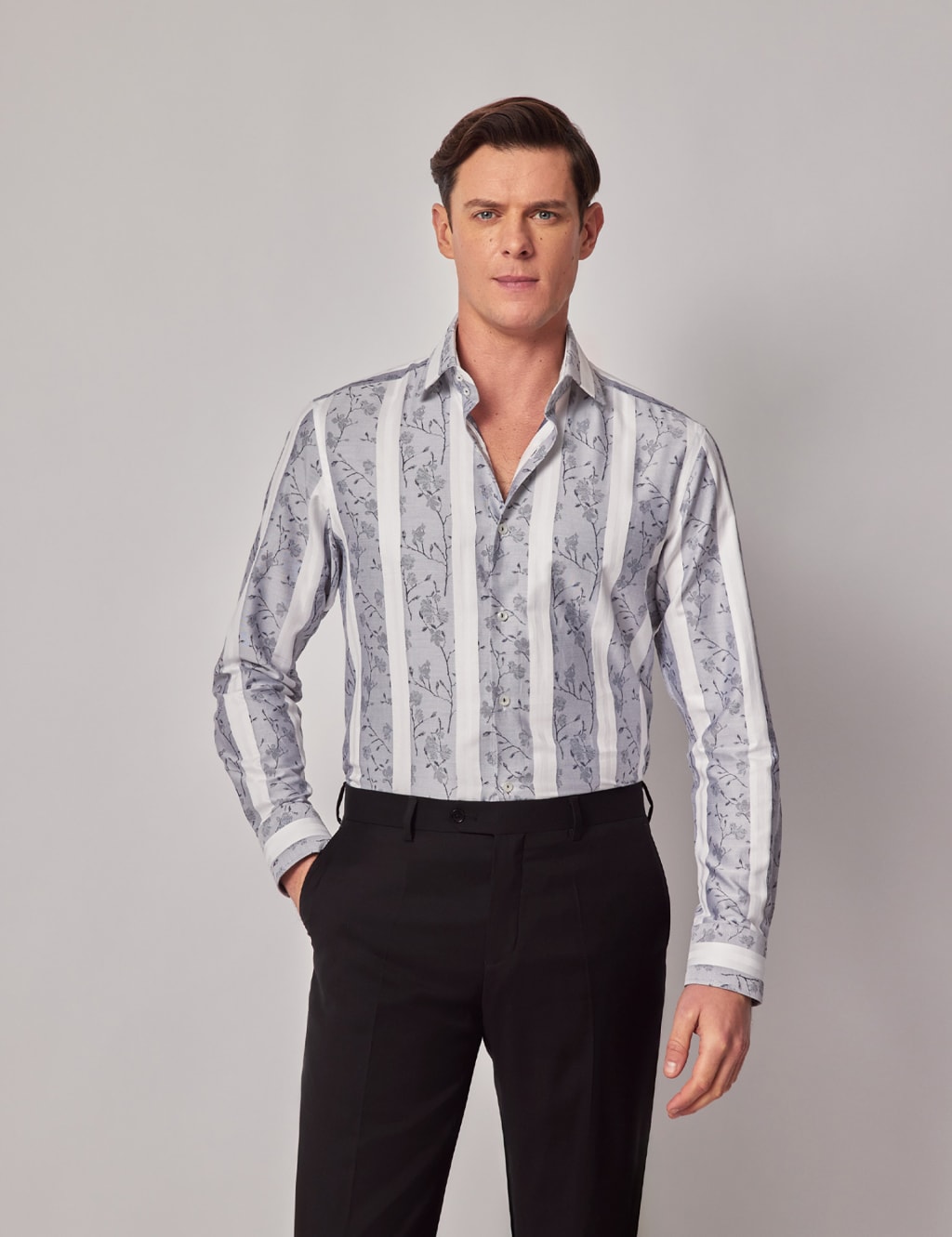 Regular Fit Pure Cotton Striped Shirt
