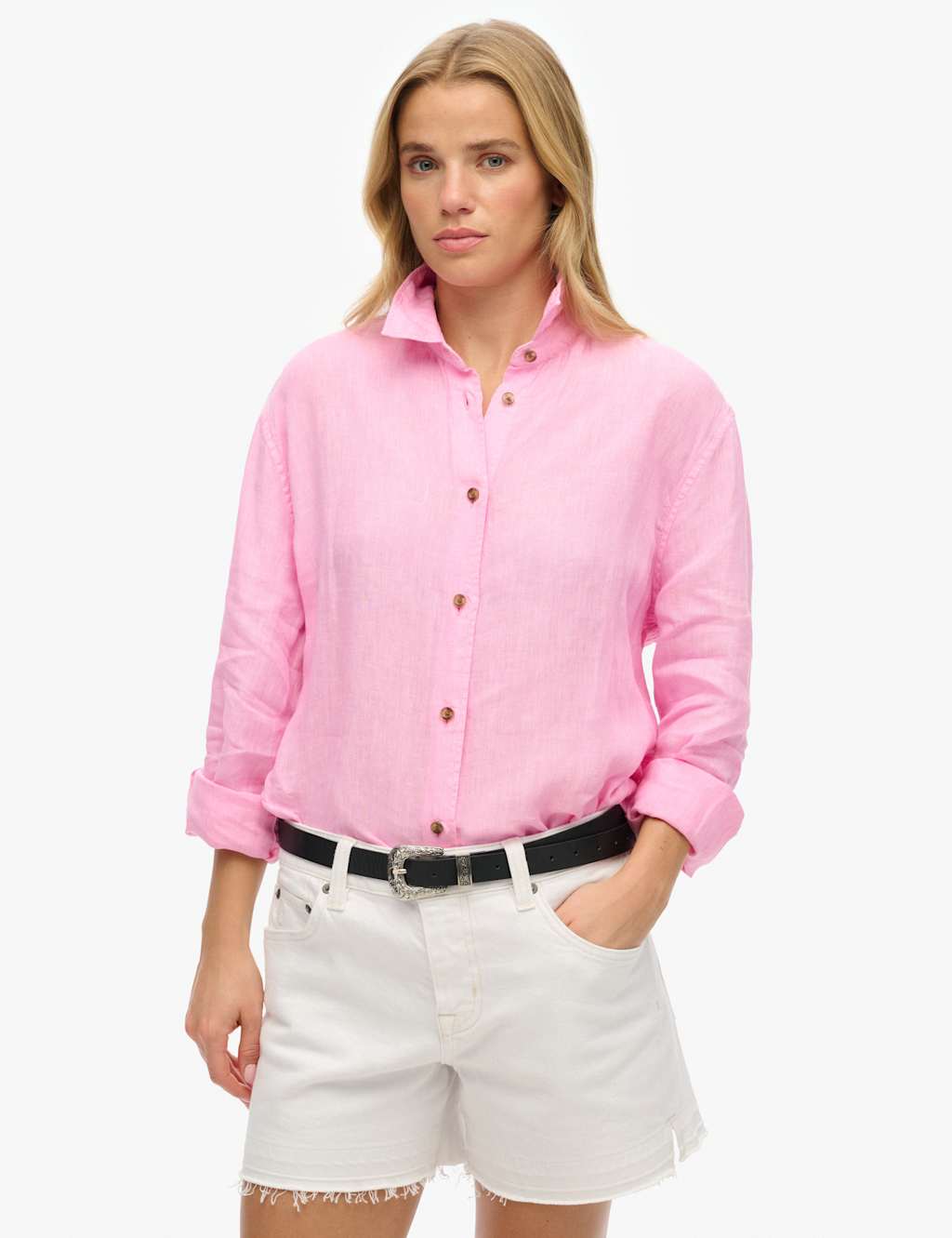 Linen Rich Collared Shirt