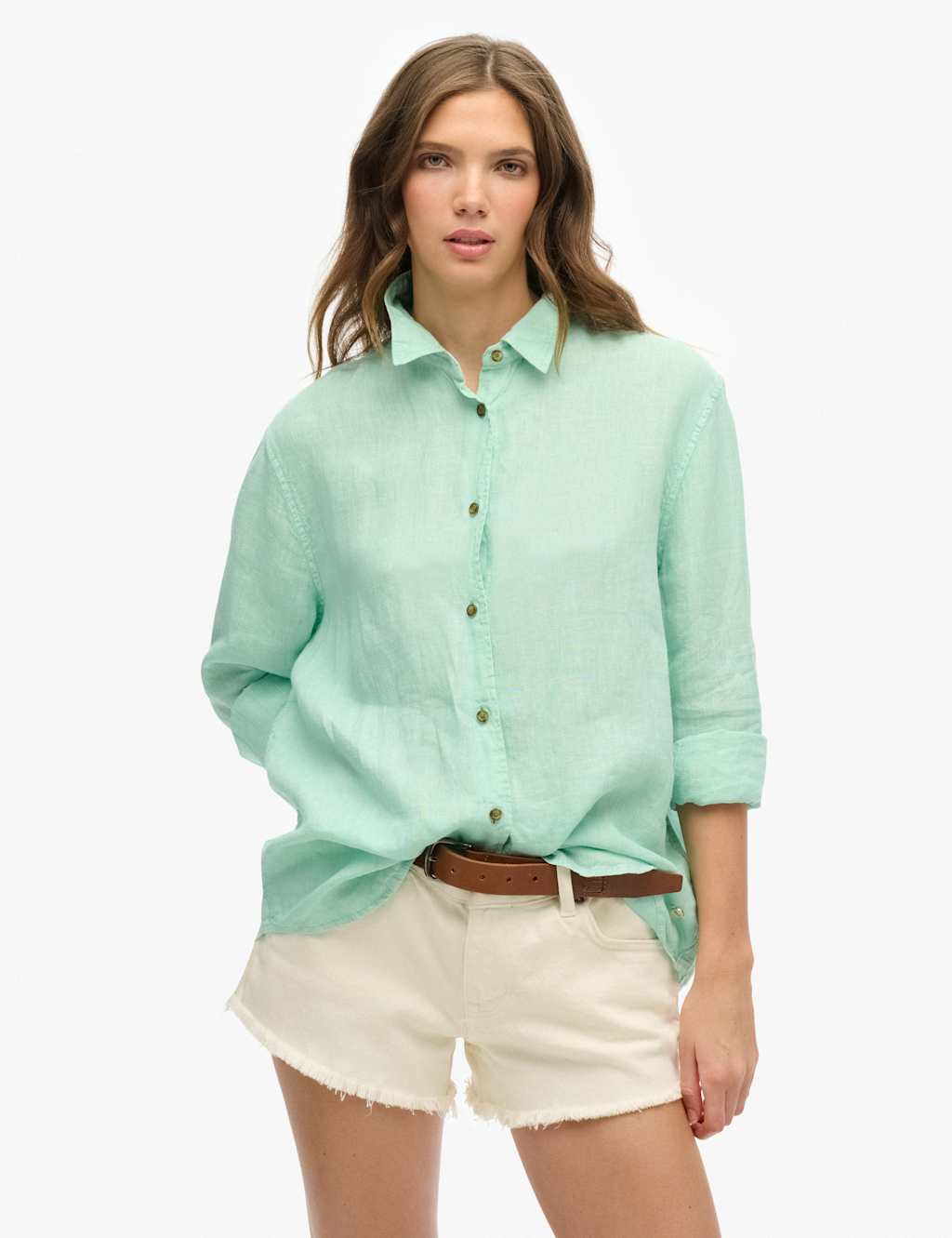 Linen Rich Collared Shirt