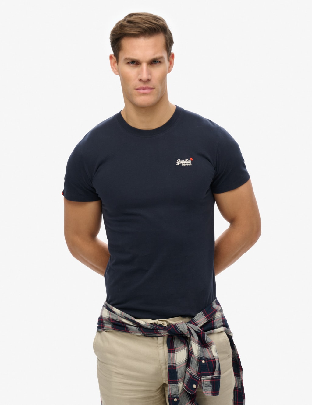 Pure Cotton Embroidered Logo T-Shirt