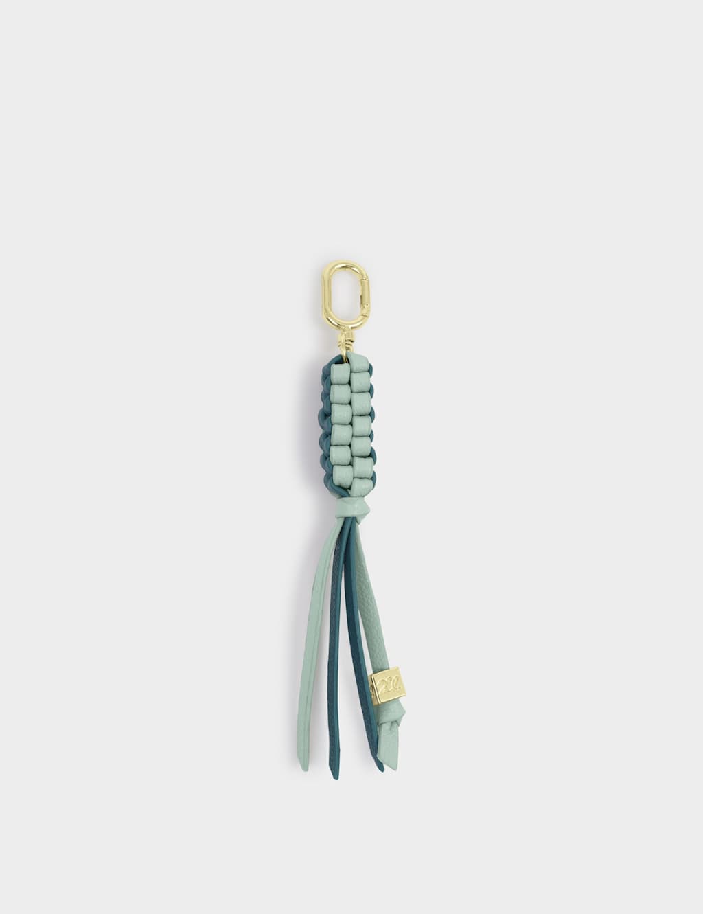 Katie Loxton Women's Braided Bag Charm Keyring - Teal - Available at M&S