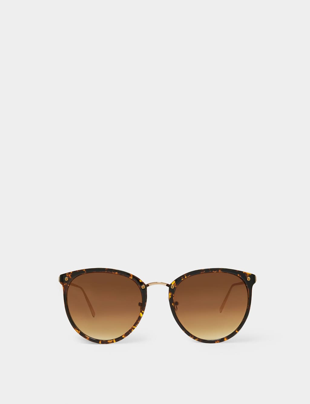 Katie Loxton Women's Round Sunglasses - Brown Mix - Available at M&S