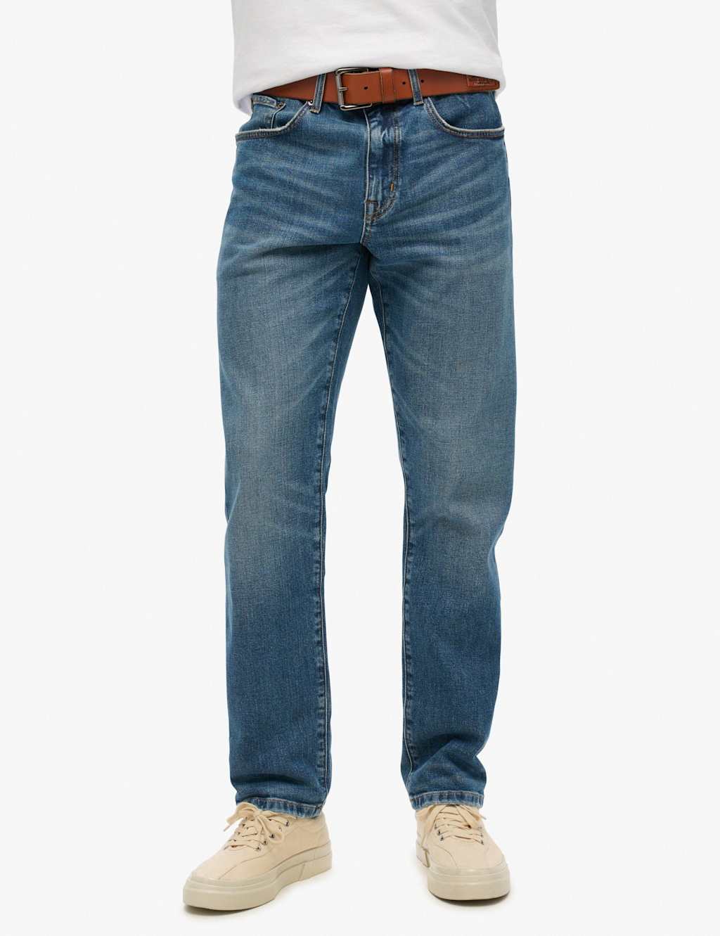 Superdry & Co Slim Fit 5 Pocket Jeans Blue