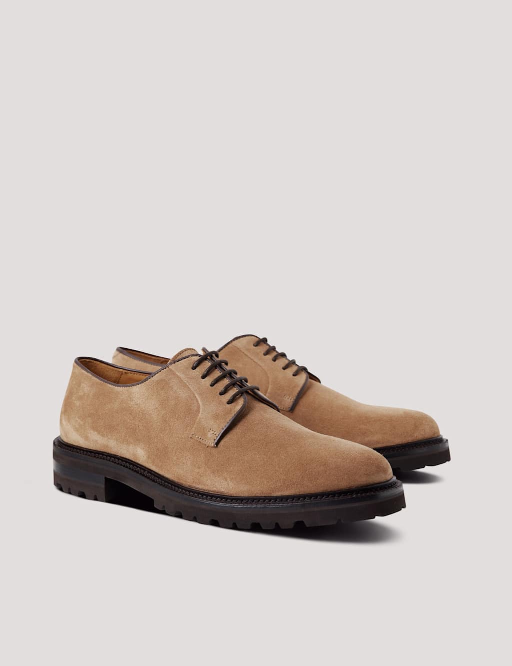 Suede Derby Shoes