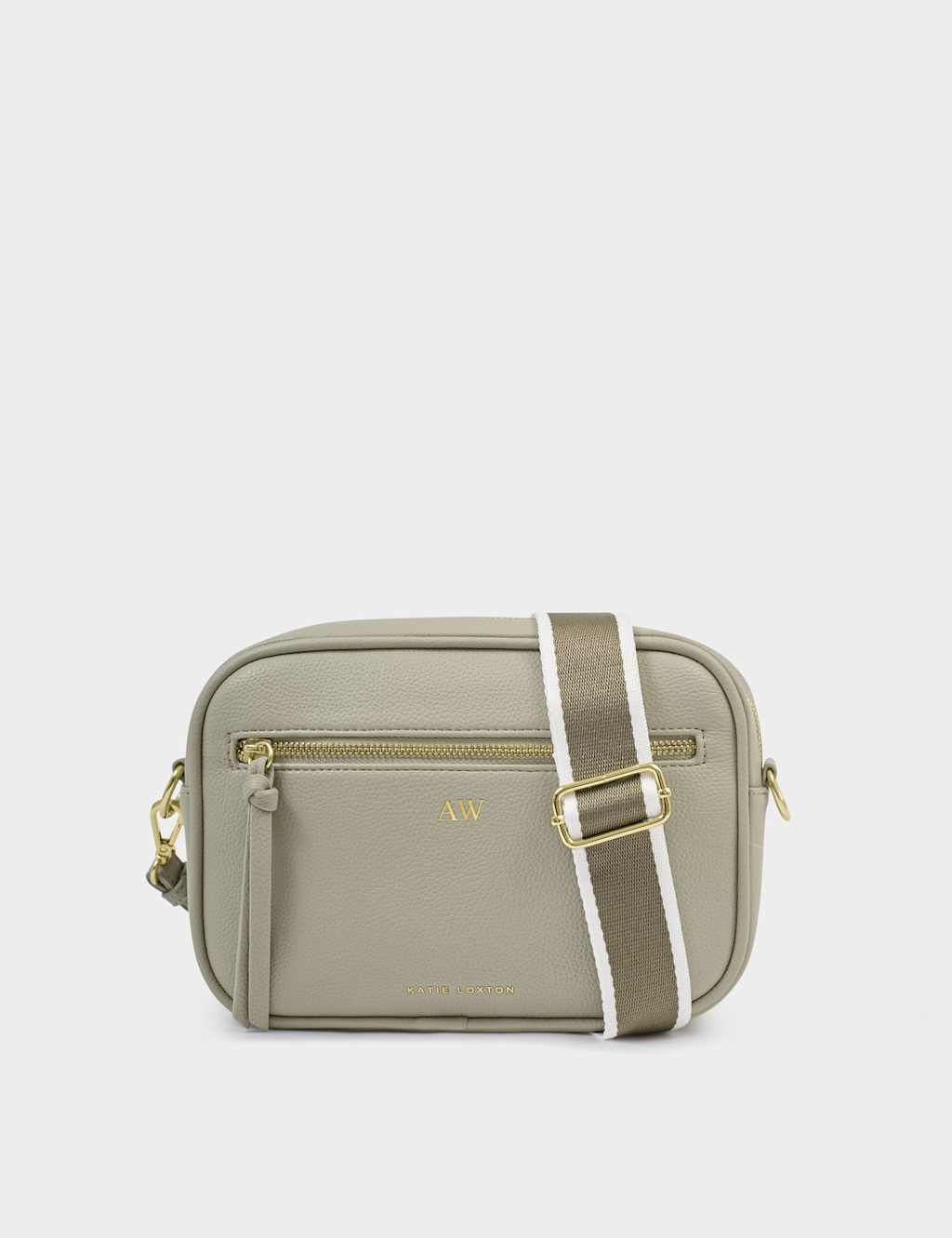 Katie Loxton Women's Personalised Cross Body Bag - Green - Available at M&S