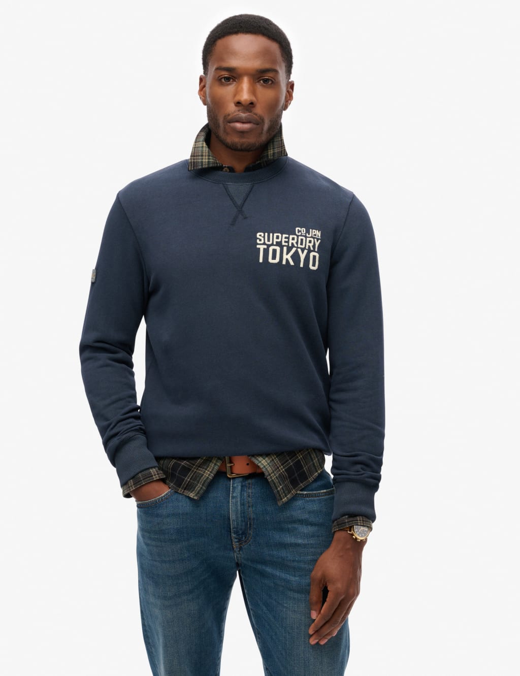 Pure Cotton Appliqué Logo Sweatshirt
