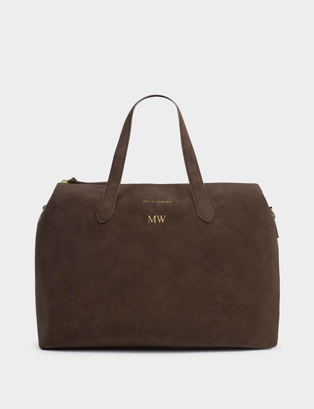 Katie Loxton Women's Personalised Weekend Bag - Chocolate - Available at M&S