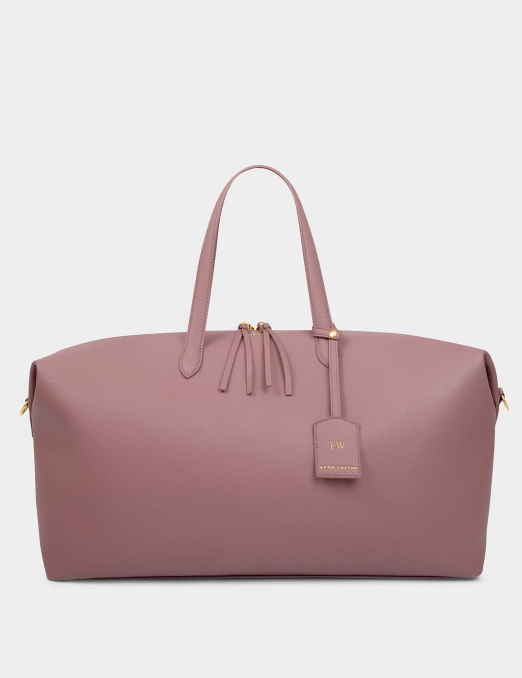 Katie Loxton Women's Personalised Faux Leather Weekend Bag - Dusky Rose - Available at M&S