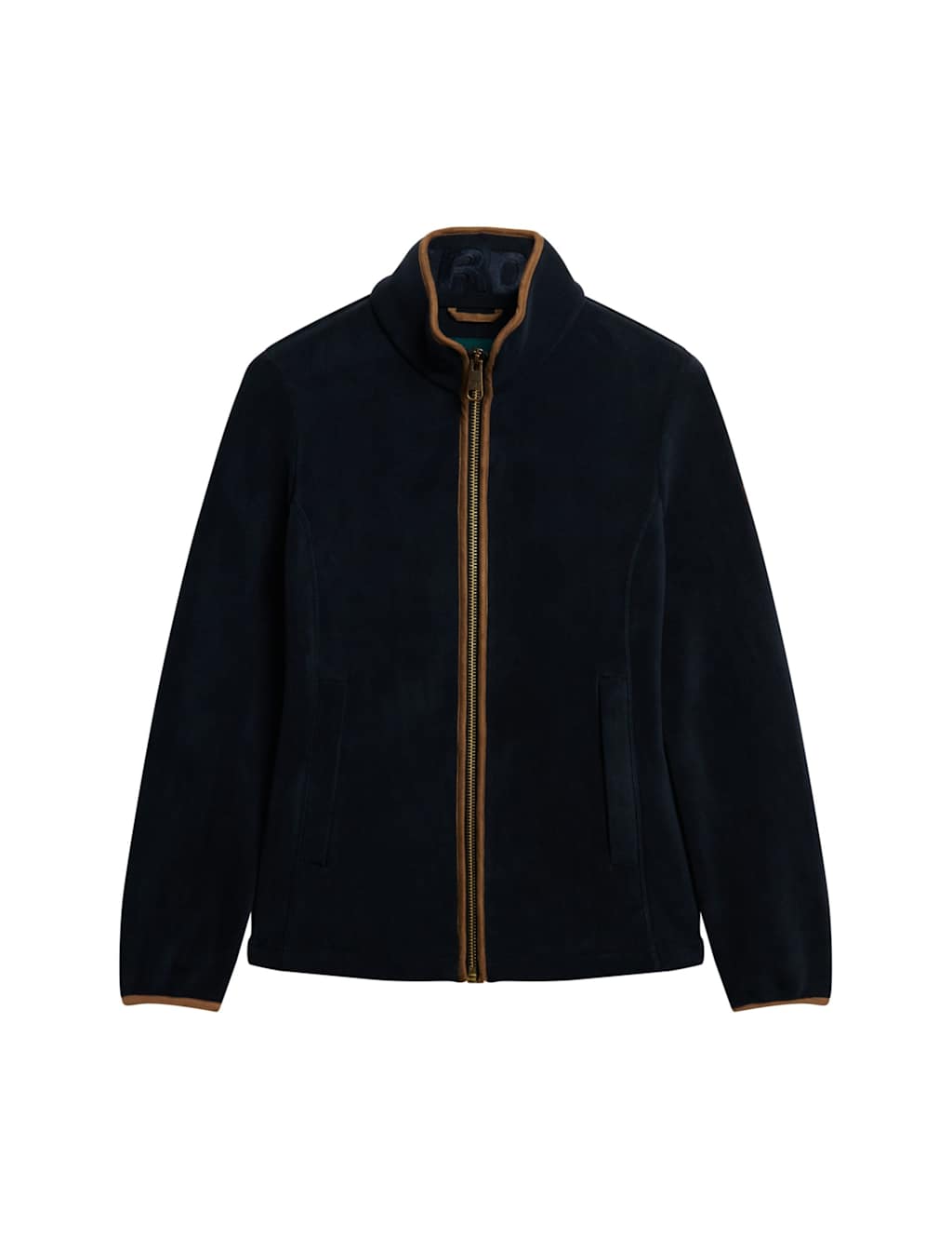 Superdry & Co Zip Up Slim Fleece Jacket Navy