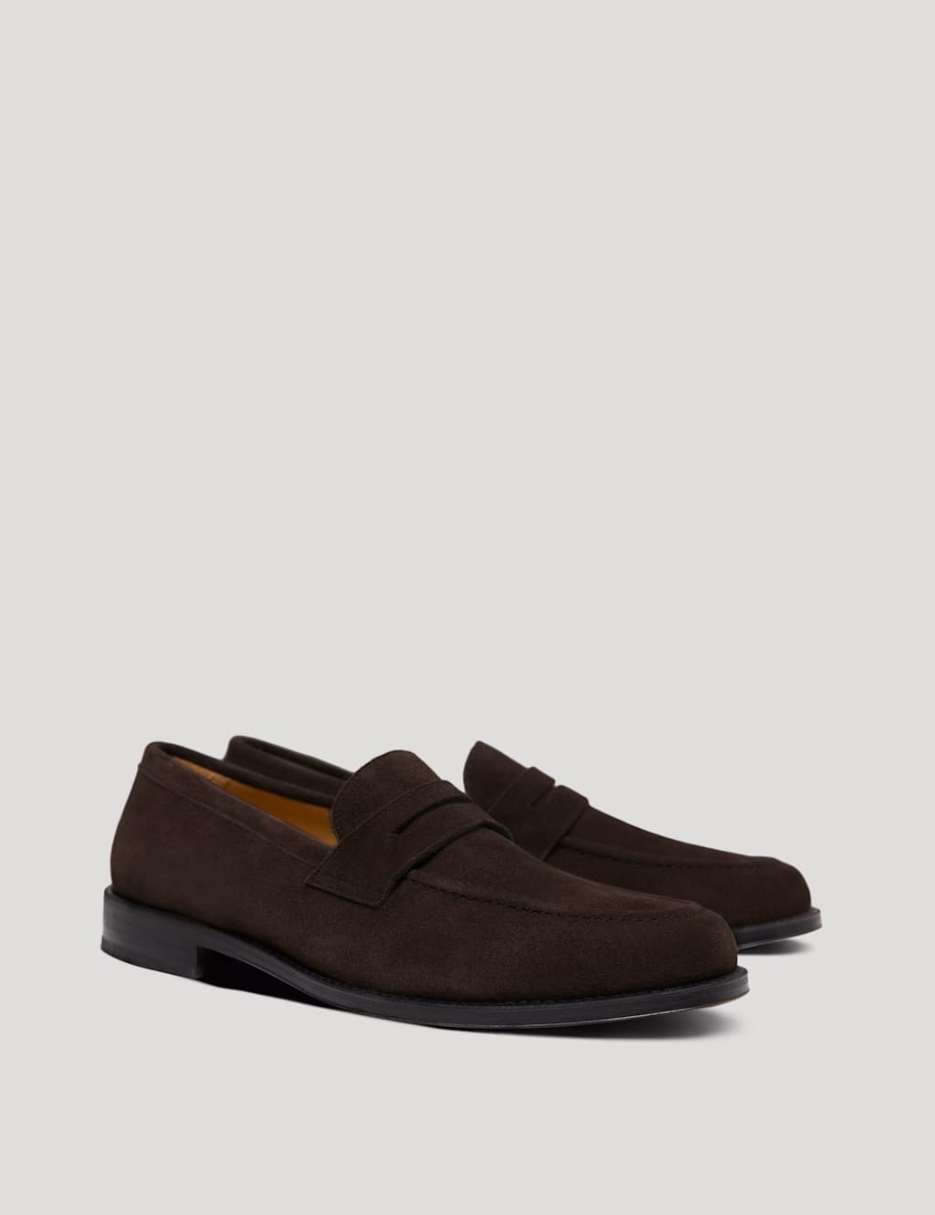 Hawes & Curtis Men's Suede Loafers - 7 - Brown, Brown