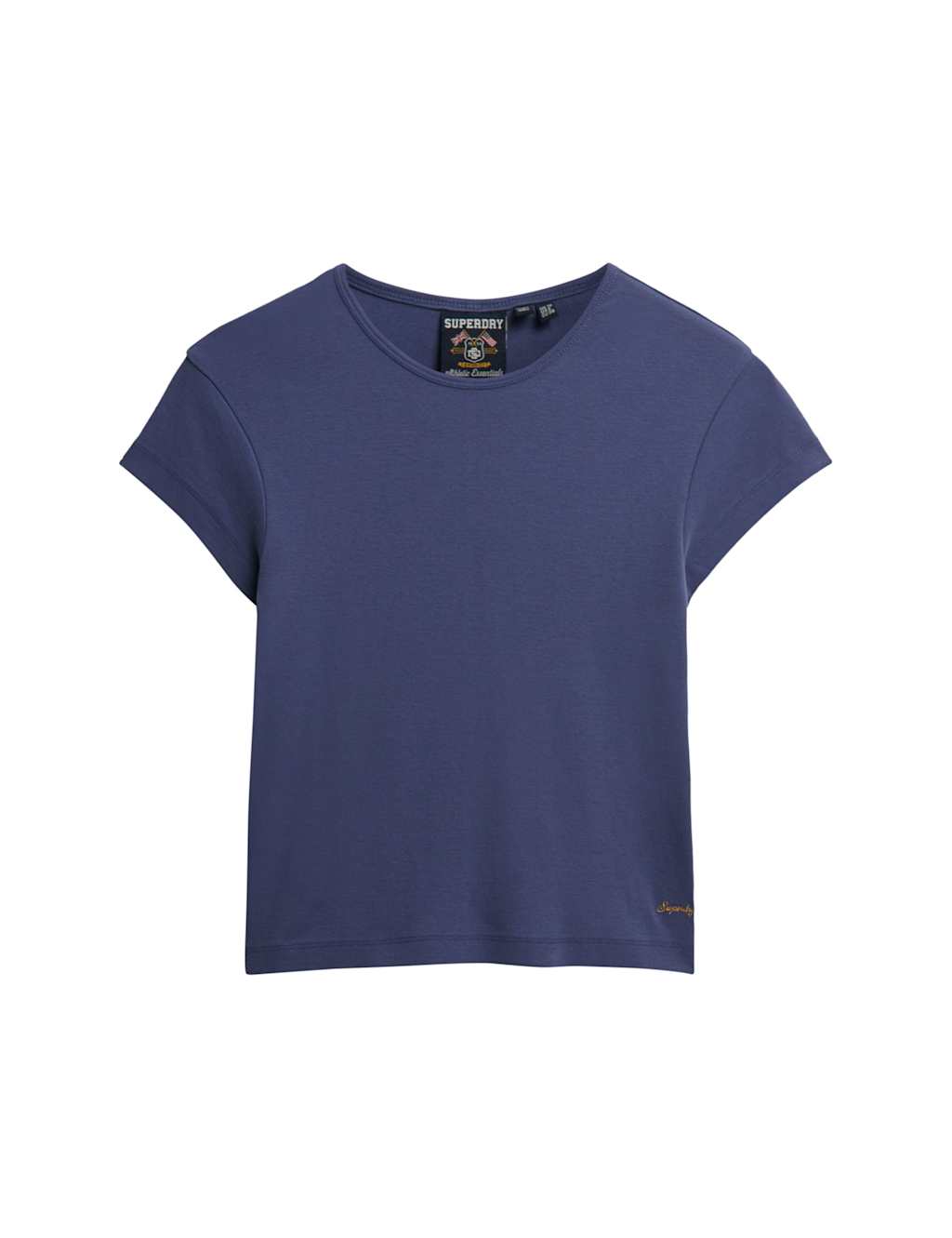 Superdry & Co Women's Pure Cotton Crew Neck T-Shirt - 10 - Navy, Navy