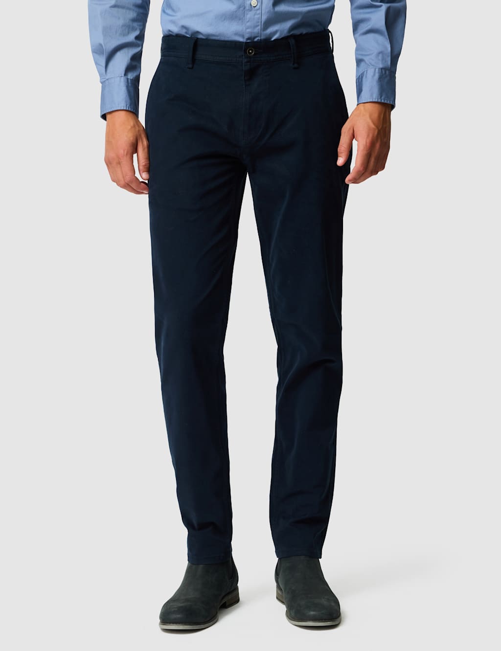 Rodd & Gunn Men's Thomas Road 2.0 Regular Fit Stretch Chinos - 40 - Navy - Available at M&S
