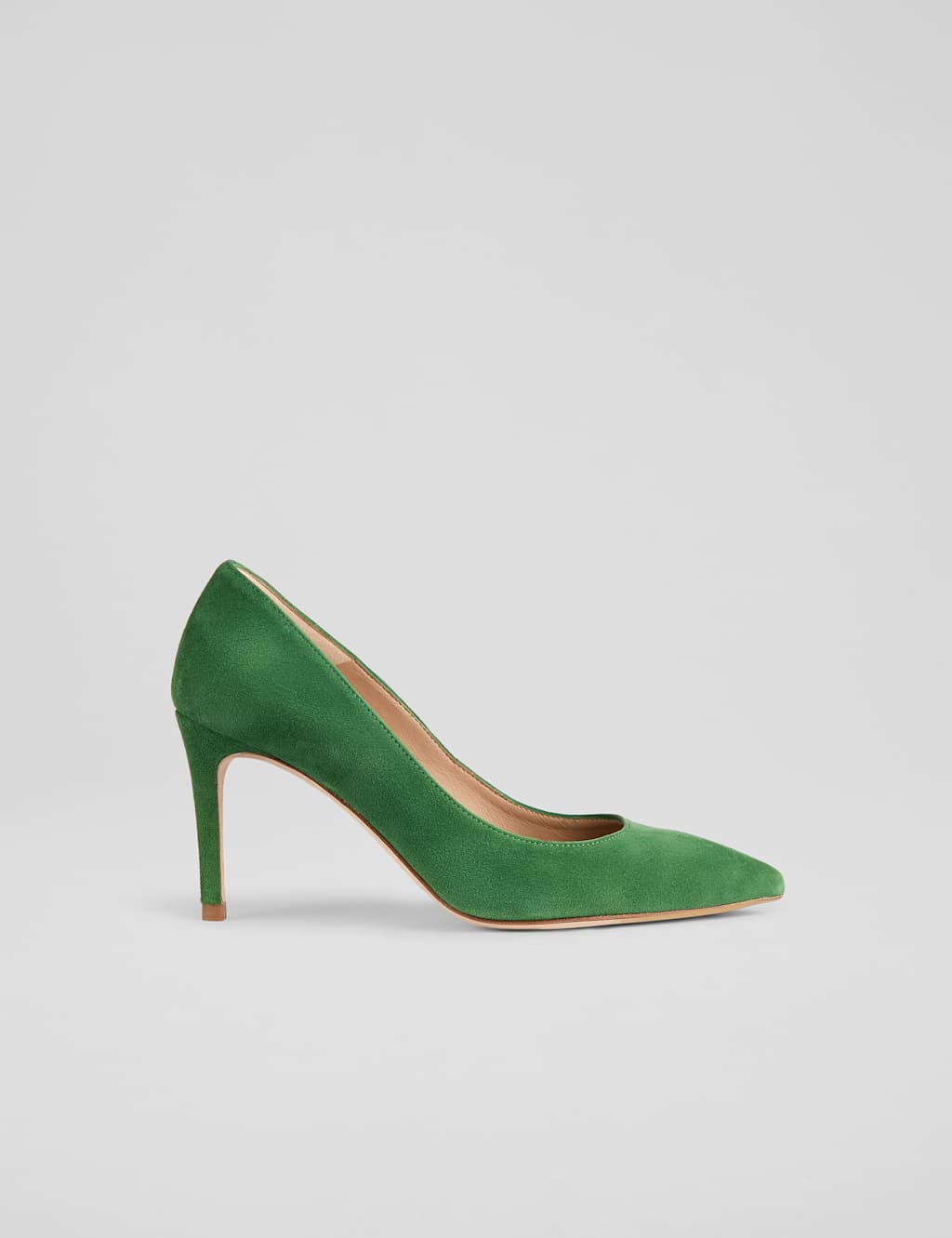 Suede Stiletto Heel Court Shoes