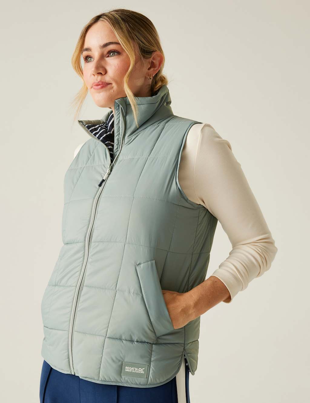 Courcelle II Padded Quilted Zip Up Gilet