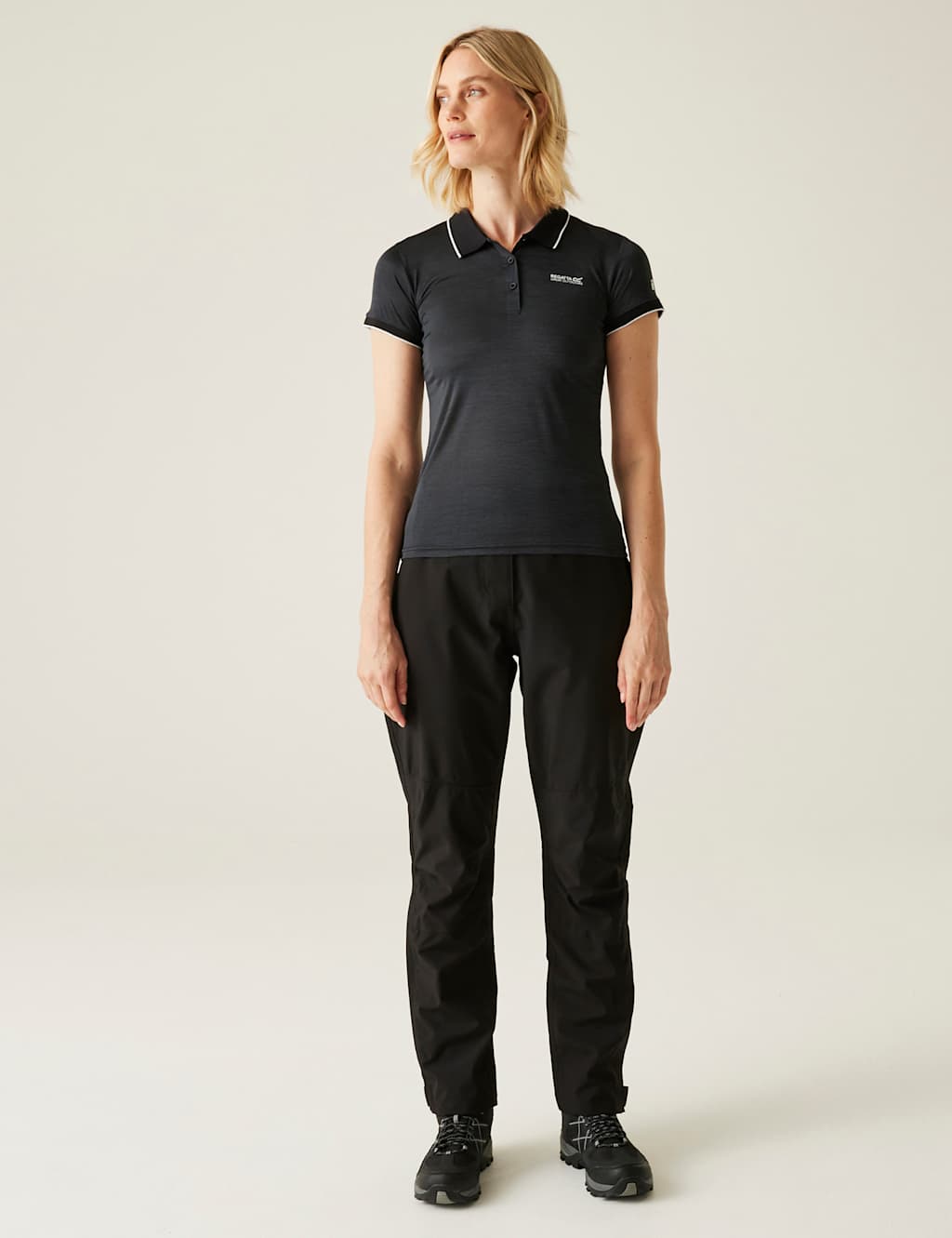 Regatta Women's Highton Waterproof Trekking Overtrousers - XX Large - Black - Available at M&S