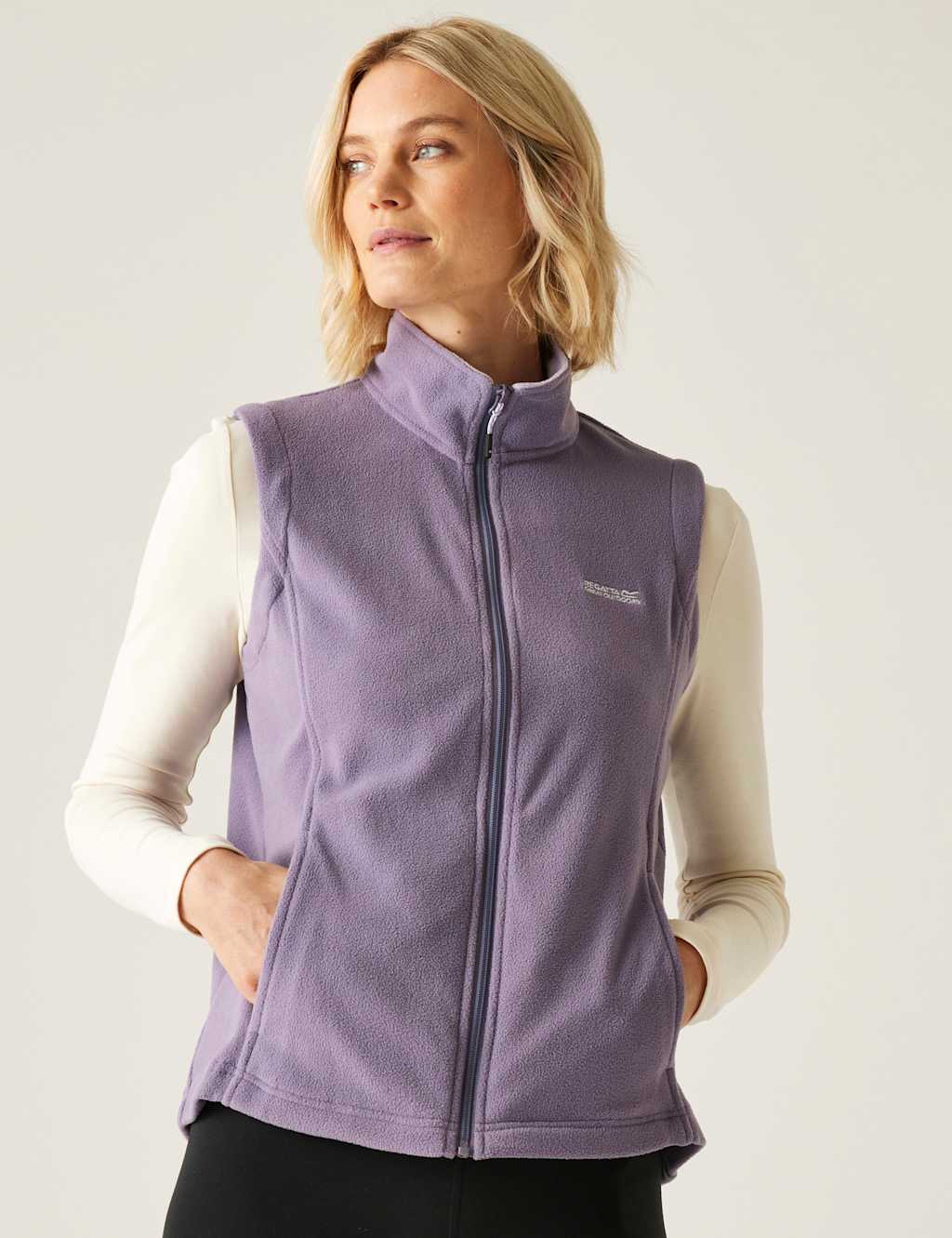 Sweetness Fleece Funnel Neck Zip Up Gilet