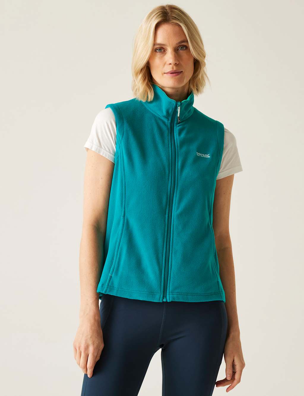 Sweetness Fleece Funnel Neck Zip Up Gilet