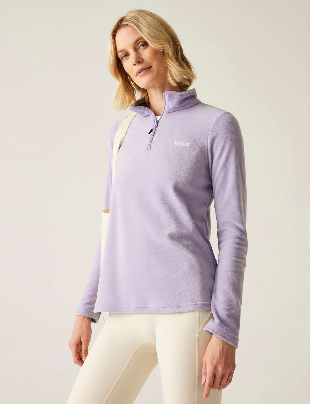 Sweethart Funnel Neck Half Zip Fleece