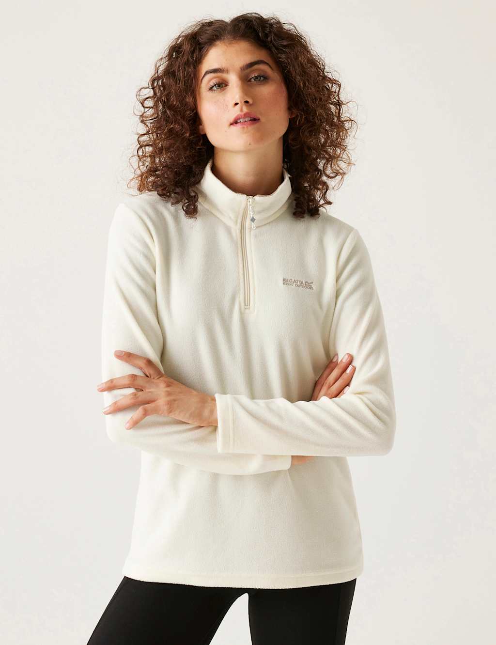 Sweethart Funnel Neck Half Zip Fleece