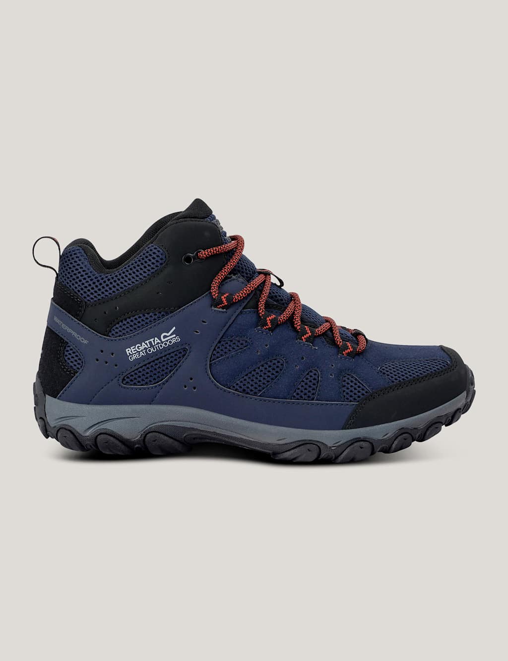Regatta Edgepoint IV Mid Walking Boots Navy Mix
