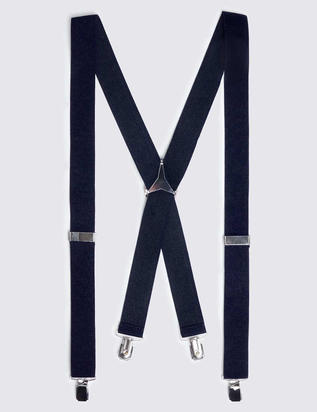 Moss Men's Braces - Navy - Available at M&S