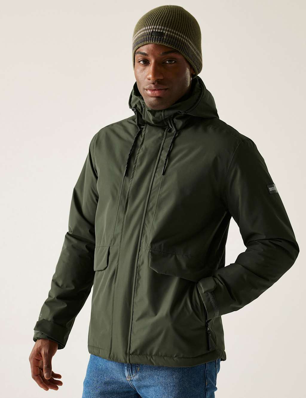 Regatta Sterlings Waterproof Insulated Jacket Dark Khaki